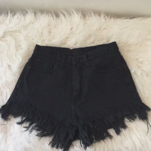 UNIF High Waisted Shorts